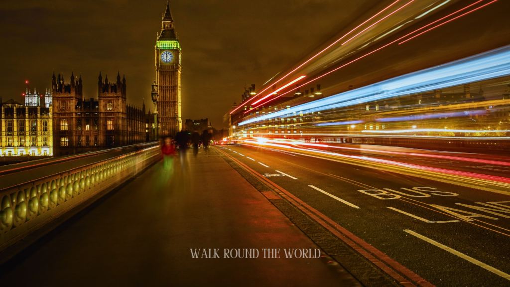 Westminster Bridge London night photography