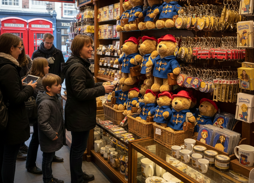 Paddington toys and souvenirs in london souvenir shops