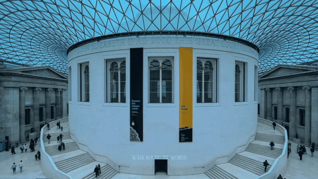 The Great Court inside the British Museum in London