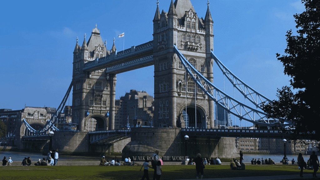 Tower Bridge crossing the River Thames in central London