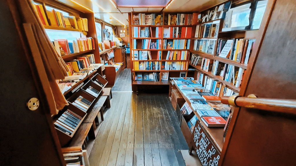 Word on the Water floating bookshop on Regent’s Canal in London