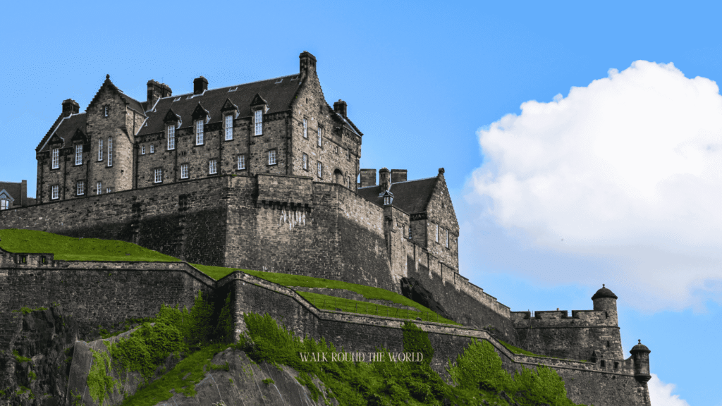 Edinburgh Castle overlooking Edinburgh Old Town