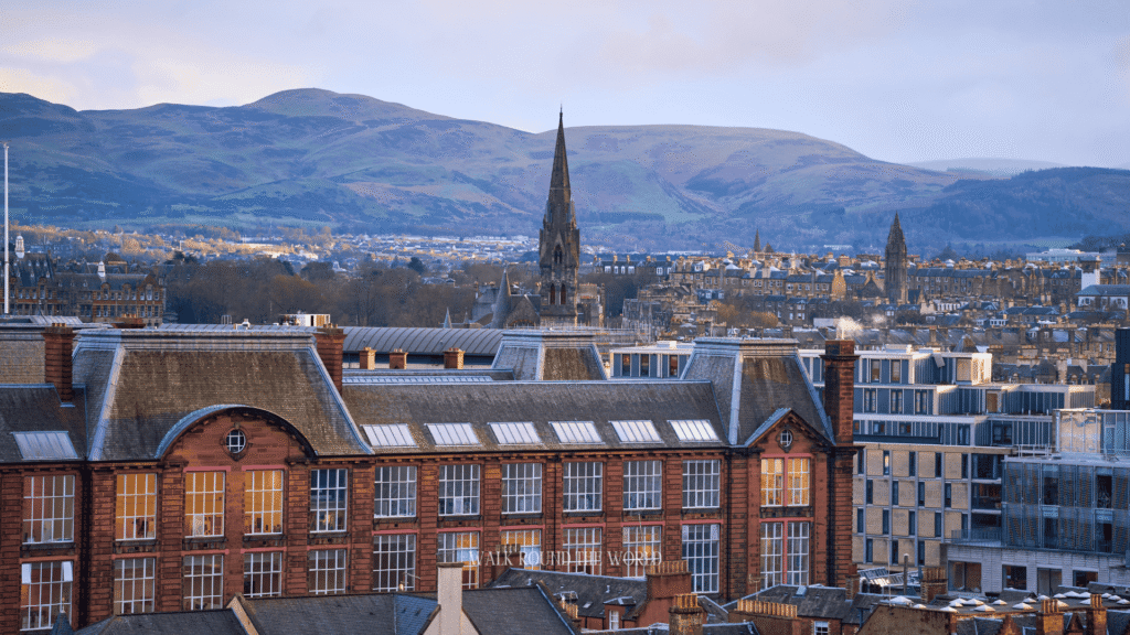The city of Edinburgh, Scotland