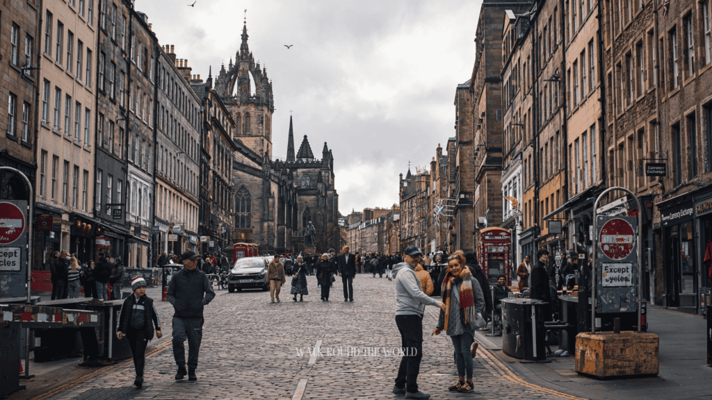 Royal Mile in Edinburgh, Scotland
