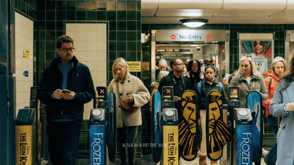 Contactless card being used to pay for London transport