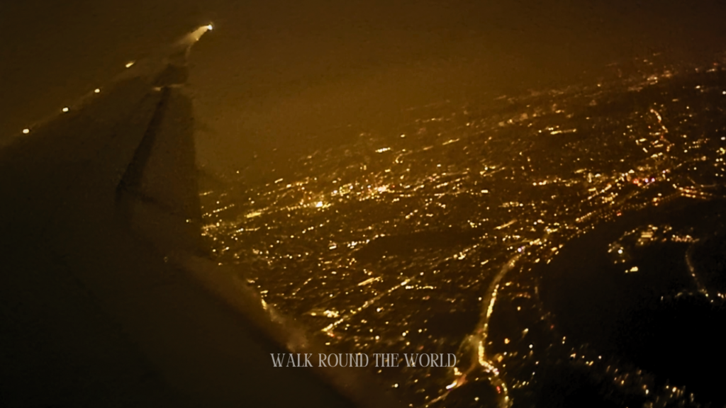 Air India aircraft wing seen from the window seat on economy class flight AI 133