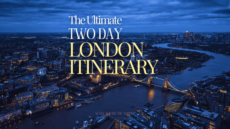 London skyline with Tower Bridge and River Thames at night – 2 days in London itinerary travel guide